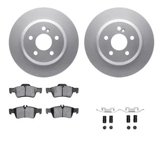 R1 Concepts WDUH1-63174 Carbon Series Brake Rotors W/ 5000 Oep Brake Pads & Hdw